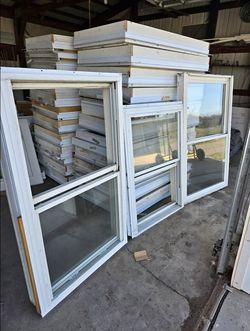 Vinyl & Aluminum Double-Hung Windows Lot
