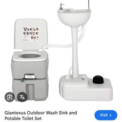 Portable Toilet and Sink 
