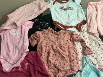 Variety baby girl clothes