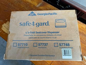 Georgia Pacific Safe-T-Gard Toilet Seat Cover Dispenser, 1/2 Fold (GPC57748)