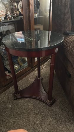 A vintage table, marble