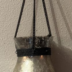 Moroccan-Style Hanging Glass Candle Lantern just $8