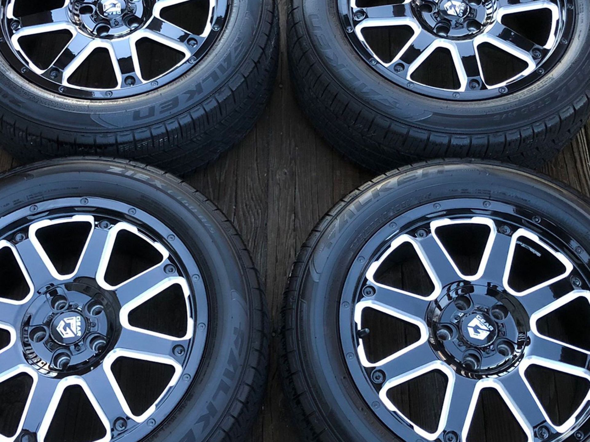 Reduced! 18” Gear Alloy Wheels And Tires Package