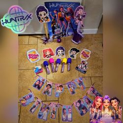 K-POP Demon Hunters Birthday Decorations