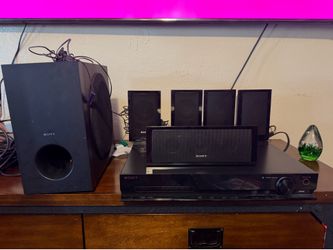Sony stereo with speakers & Tv