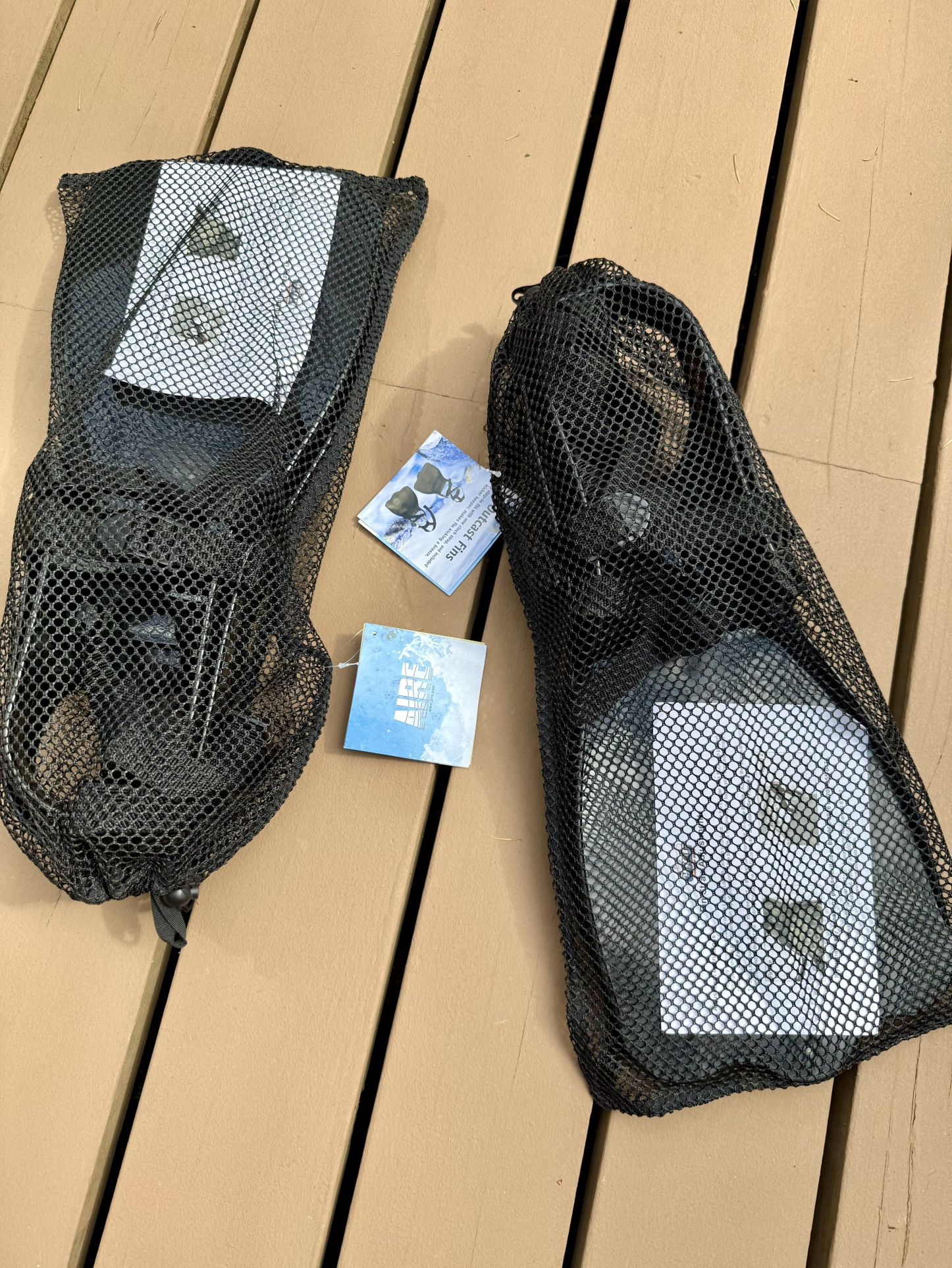 Set (2) Outcast Float Tube Kick Fins