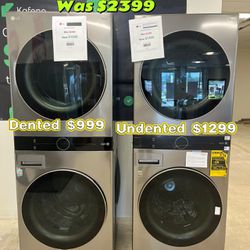 Unused Washer And Dryer Tower