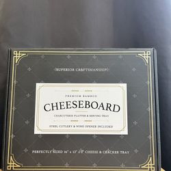 Smirly Charcuterie Cheese Board & Knives Set 