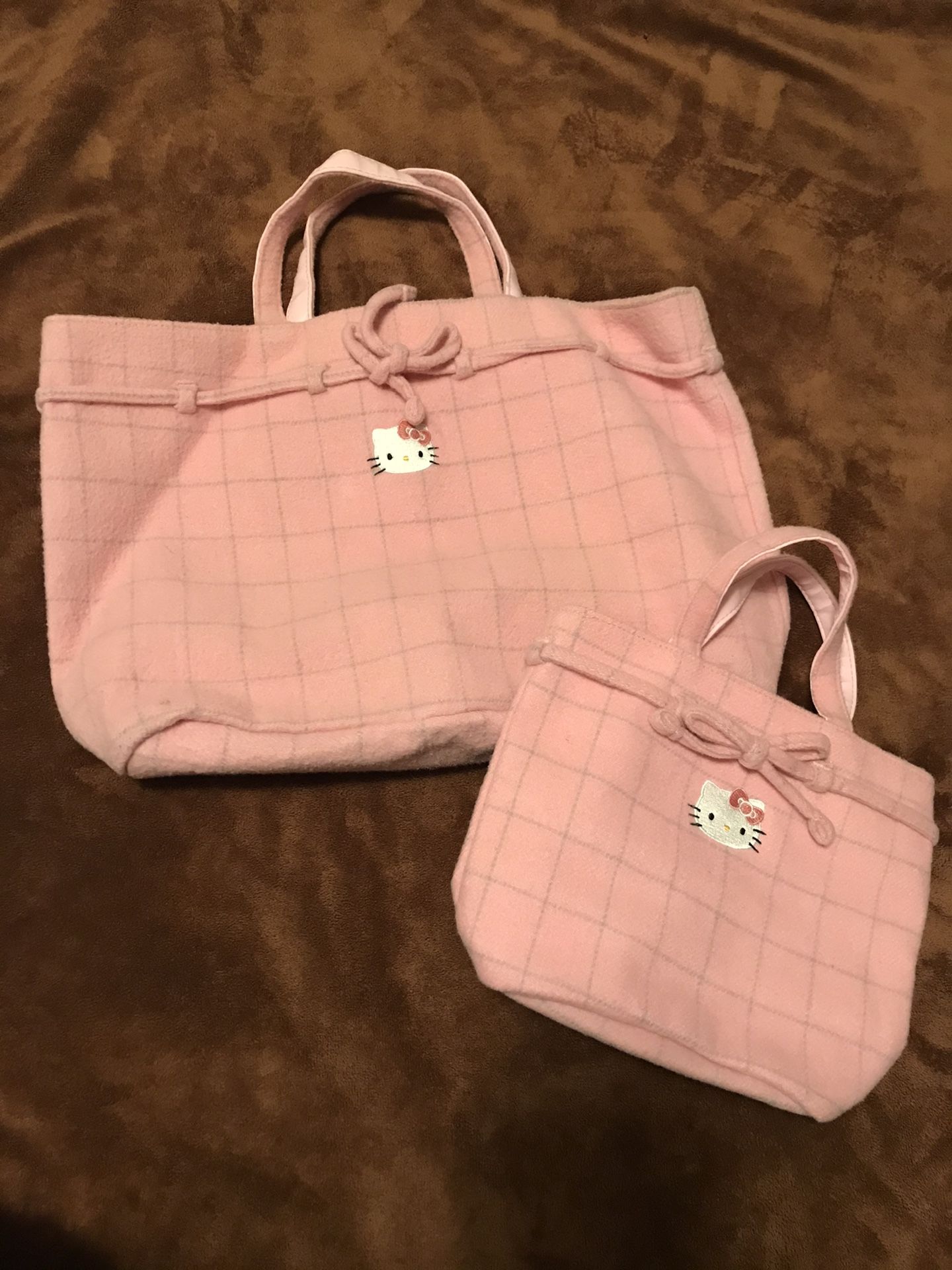 Hello Kitty Tote bags. Large $30 and small $25