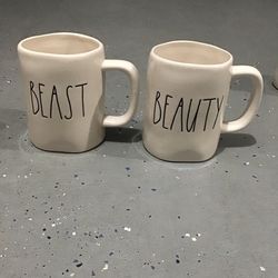 Rae Dunn Beauty And The Beast Mug