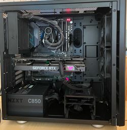 Gaming PC, i7-9700K CPU, 16 GB DDR4 RAM, ASUS TUF RTX 3060ti 8GB GPU, 250 GB NVME M.2 SSD, windows11