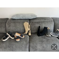 Size 7 New Never Used(except Grey Boots)