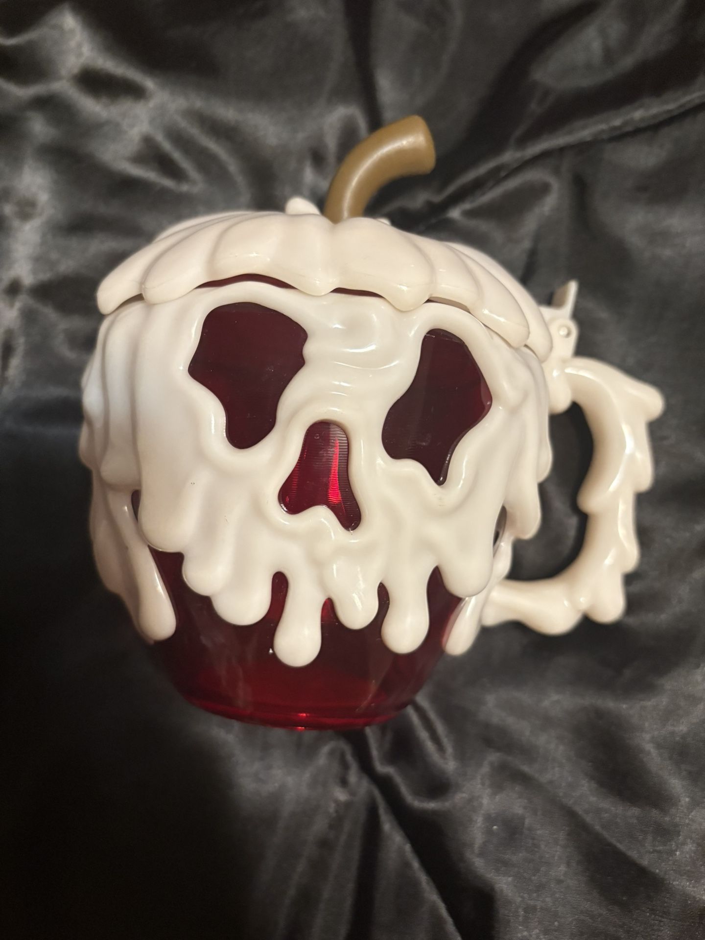 Disney Parks Red Delicious Poison Apple Mug Cup Glow in the Dark Snow White