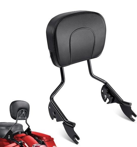 Detachable Sissy Bar Backrest for Harley Davidson