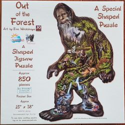 SunsOut 850 piece puzzle Out of the Forest - Special Shaped Puzzle 