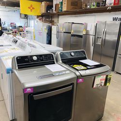 New LG Washer And Electric Dryer Free Delivery Abq