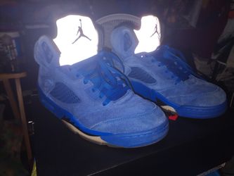 Jordan 5 Blue Suede Size 9