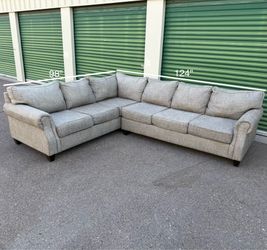 Beautiful Beige Sofa Sectional Couch + Free Delivery