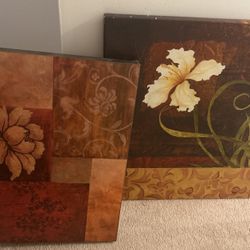 2 Canvas Wall Art Hanging Painting