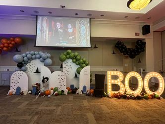 Marquee Light-Up BOO Letters