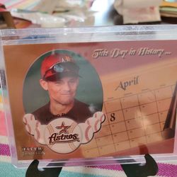 Craig Biggio 2002 Fleer Tradition Update This Day In History Insert Baseball Card 