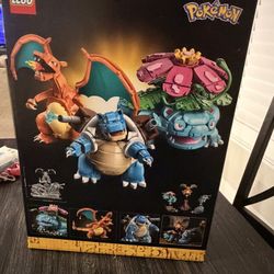 Pokemon Lego  Charizard Venusaur Blastoise 