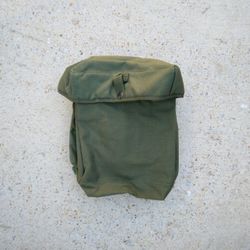 Vintage Military Haversack Respirator Bag