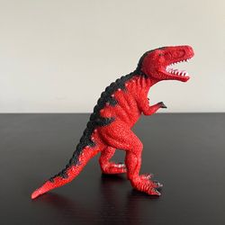 Toy Major Trading T-Rex Tyrannosaurus Dinosaur Toy Figure 2006 Red Solid 5 Inch