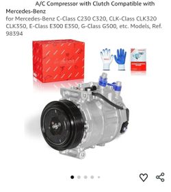 New A/C Compressor with Clutch