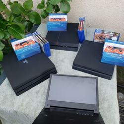 3 Games, 1 Control & 2016 PS4 500GB for $180! The 2018 PS4 Slim 1,000GB $200! & 2020 PS4 Pro 1,000GB $240! Monitor is $200! Extra..  can be tested