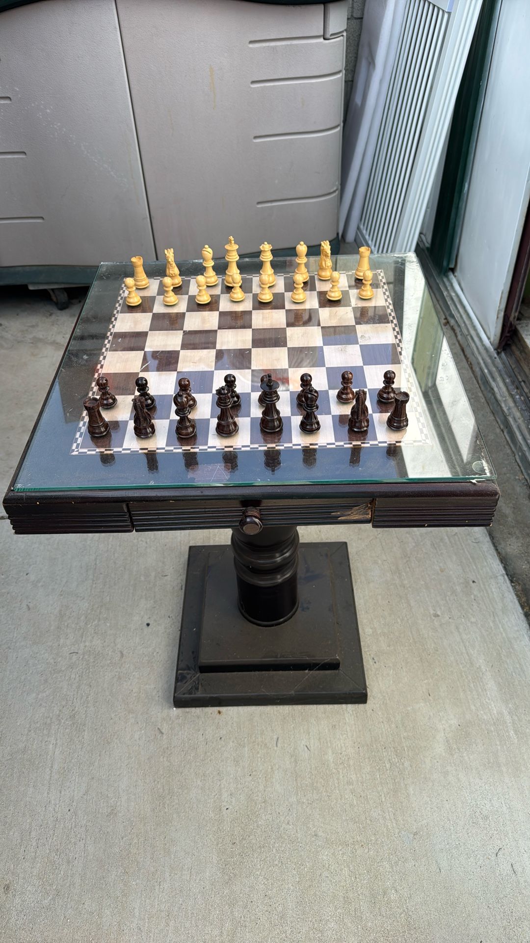 Chess Table And Set