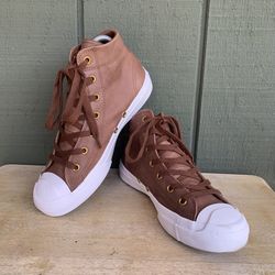 CONVERSE JACK PURCELL JP MID DARK CLOVE BROWN WHITE 157708C Women’s Size 7