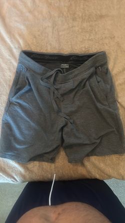 Eddie Bauer Gray Drawstring Shorts sz medium
