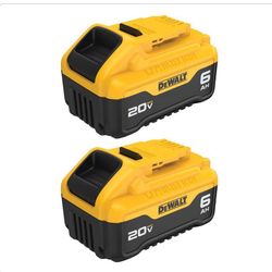 DEWALT 20V MAX Premium Lithium-lon 6.0Ah Battery Pack (2 Pack)