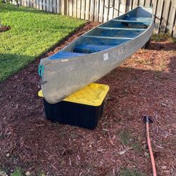 Smoker Craft Aluminum Flat Back Canoe