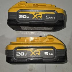 2- Dewalt Battery Batteries  New 