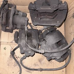 e46 m3 oem brake calipers hard lines and pads