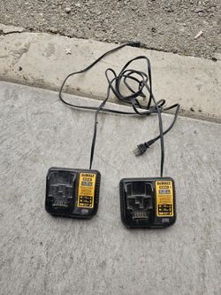 Dewalt Chargers.