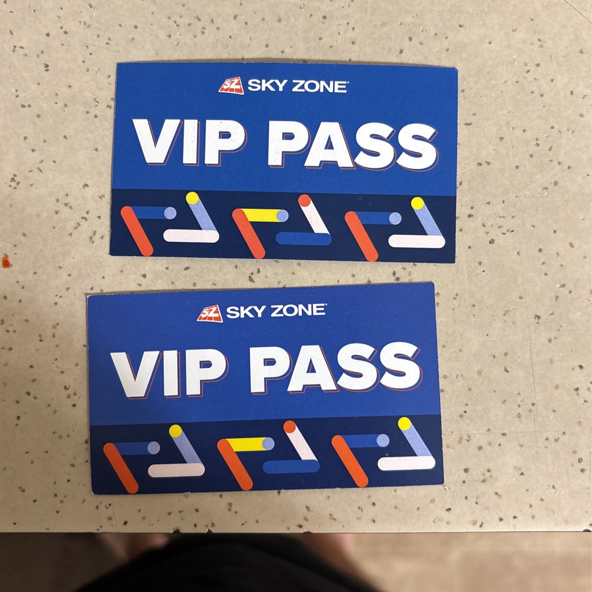 2 Sky Zone Standard Passes