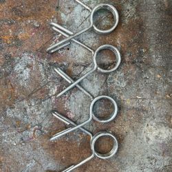 set of 4, 1inch barbell/dumbbell clips
