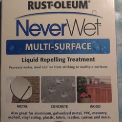 Rust-Oleum NeverWet Multi-Surface Liquid Repelling Treatment – Brand New, Unused Kit 