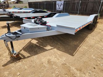 New hydraulic car trailer 🔥