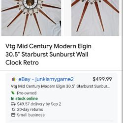 Starburst Clock