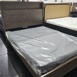 New Queen Bookshelf Complete Bed Frame 