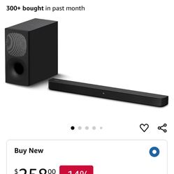 S400 Sony Sound Bar With Subwoofer Brand New In Box