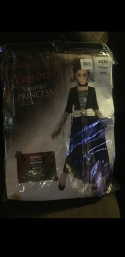 Size 8 to 10 vampire princess
