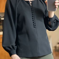 Women’s Black Dress Shirt