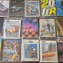 Racing Car Programs Lot Of 21 (2 Duplicates) Various  Speedways