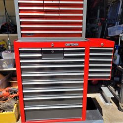 Craftsman Toolbox Fully Loaded W/custom Built Cart 