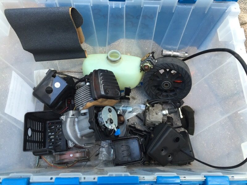 Goped parts engine carb spindle motor wheel tank